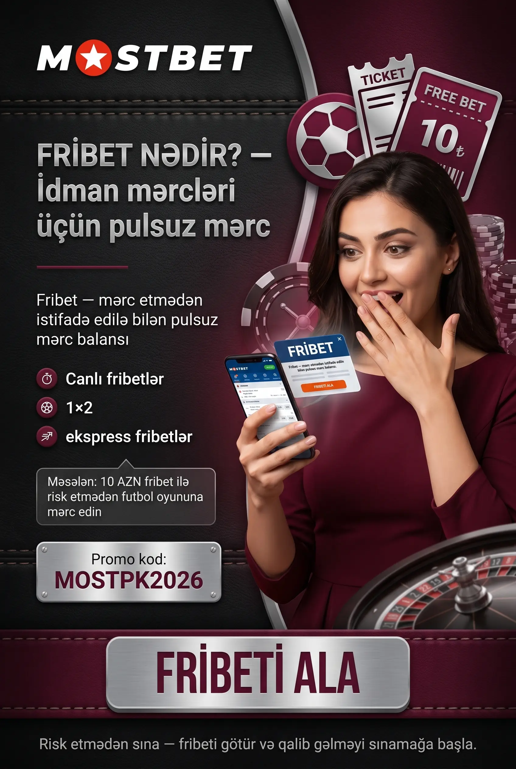 İdman mərcləri üçün fribetlər